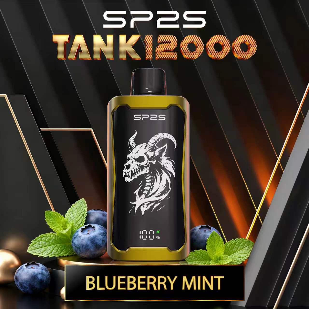 SP2S Tank 12000 - Blueberry Mint